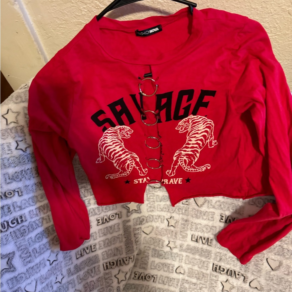 Red nice sexy shirt